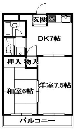 ゆりファーストの物件間取画像